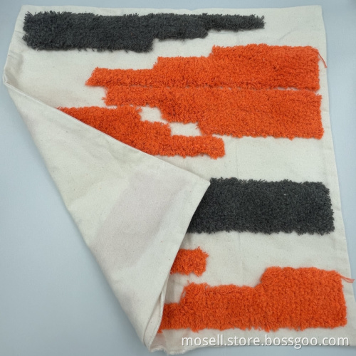 Plush Two Color Stitching Seat Cushion Covers